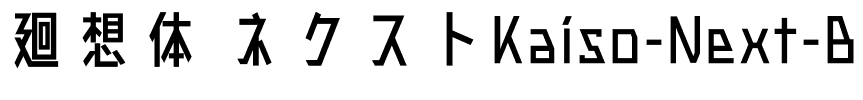 廻想体 ネクストKaiso-Next-B