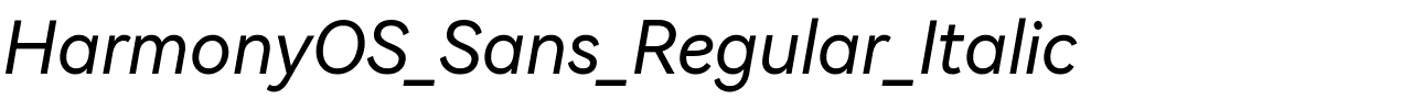 HarmonyOS_Sans_Regular_Italic.ttf