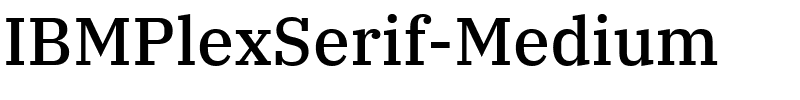 IBMPlexSerif-Medium