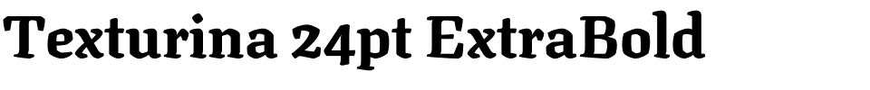 Texturina 24pt ExtraBold