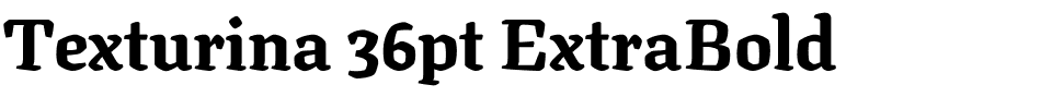 Texturina 36pt ExtraBold.ttf