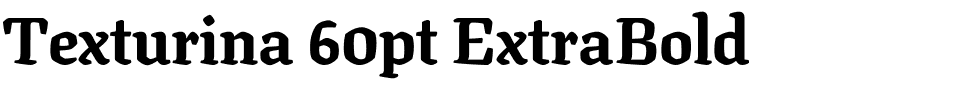 Texturina 60pt ExtraBold