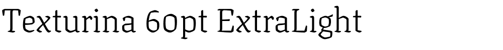 Texturina 60pt ExtraLight