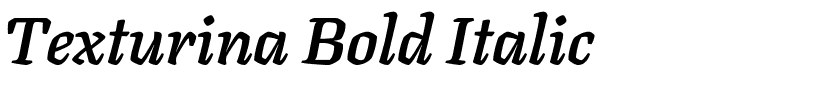 Texturina Bold Italic