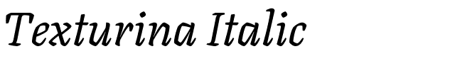 Texturina Italic