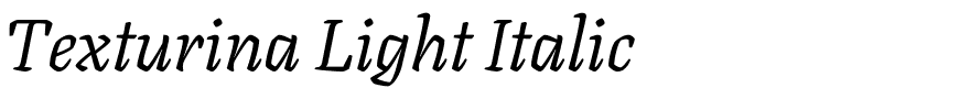 Texturina Light Italic.ttf