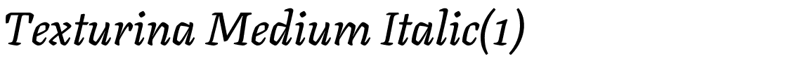 Texturina Medium Italic(1)