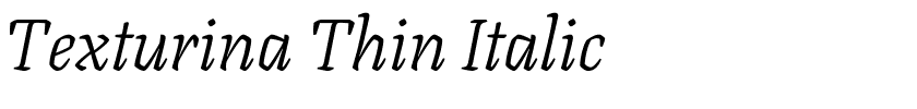 Texturina Thin Italic.ttf