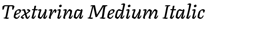 Texturina Medium Italic.ttf