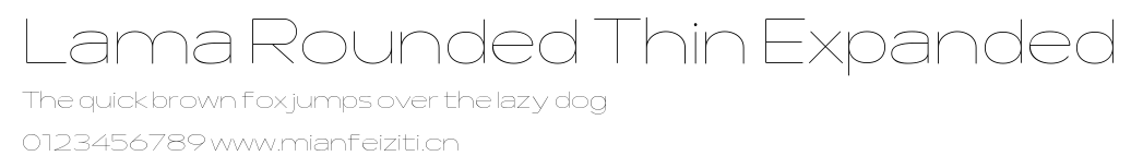 Lama Rounded Thin Expanded