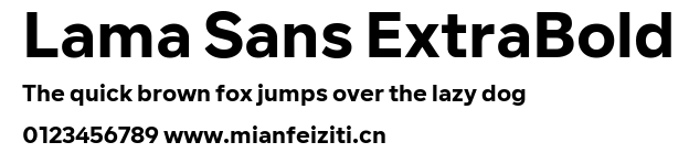 Lama Sans ExtraBold