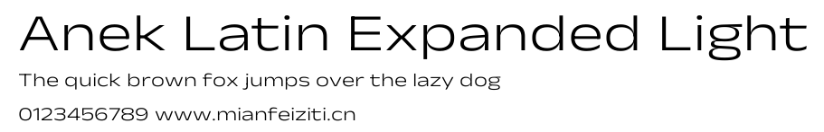 Anek Latin Expanded Light