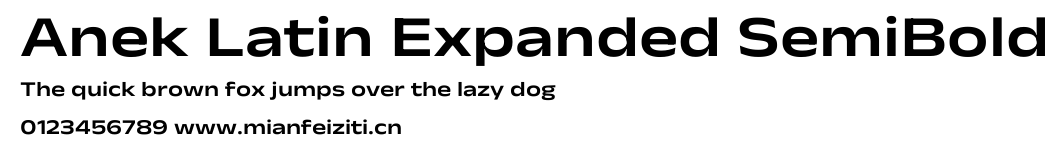 Anek Latin Expanded SemiBold