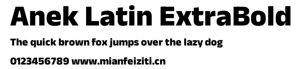 Anek Latin ExtraBold