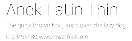 Anek Latin Thin