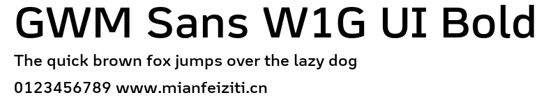 GWM Sans W1G UI Bold