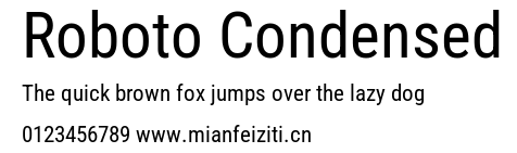 Roboto Condensed